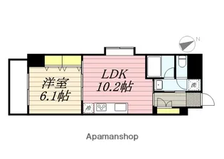 グランデュールⅡ関内【6階】の間取り