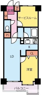 ライオンズマンション鶴見中央【5階】の間取り