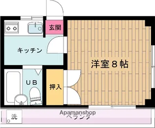 ビッグガーデン加瀬【1階】の間取り