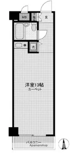 グローリア初穂横浜【4階】の間取り