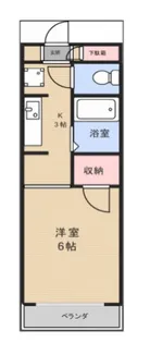 グッドウィル【2階】の間取り