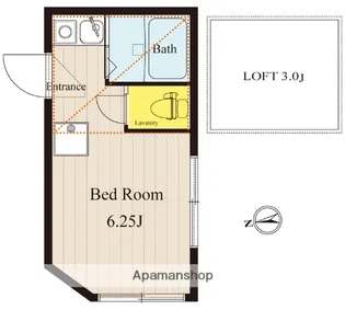 ティーエスハイム【2階】の間取り