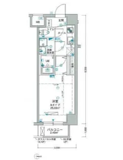 グランリーヴェル川崎WEST【5階】の間取り