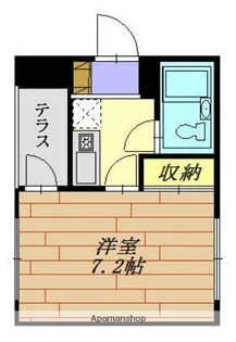 諏訪コーポ川崎【1階】の間取り