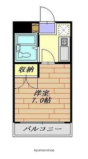 諏訪コーポ川崎【4階】の間取り