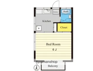ハイツ山室【2階】の間取り
