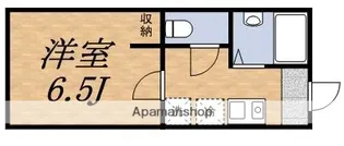 カージェ川崎【1階】の間取り