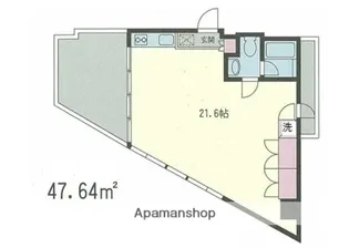 北幸ぐうはうすA棟【4階】の間取り
