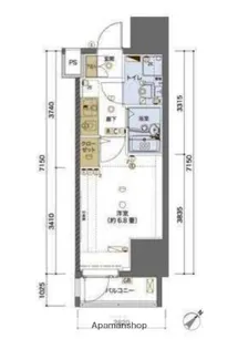 LIVCITY YOKOHAMA HIGASHI BAYSI【9階】の間取り