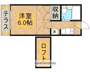 サーフアンドサンド【1階】の間取り