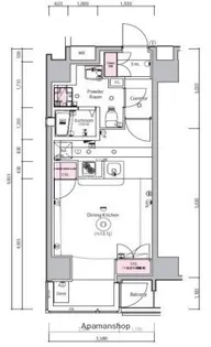 NIKKEI MARKS【4階】の間取り