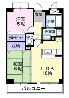 リバーサイド城南【4階】の間取り