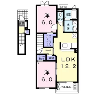 さくら【2階】の間取り