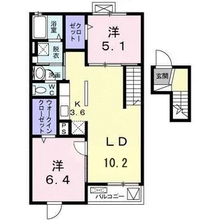 サザンウインド【4階】の間取り