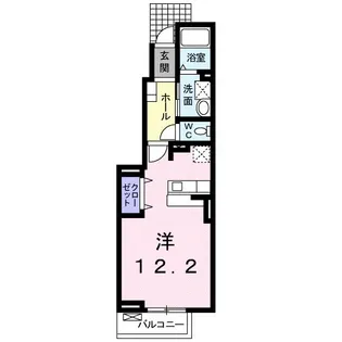 リバティ ブリーズ【1階】の間取り