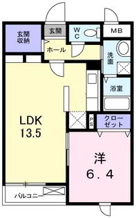 クレール青葉台【2階】の間取り