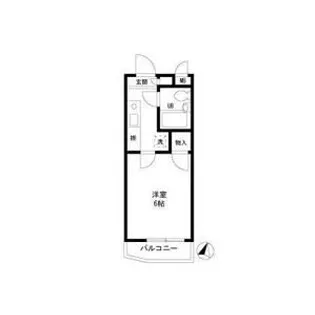 レオパレス21RX浜川崎第2【4階】の間取り