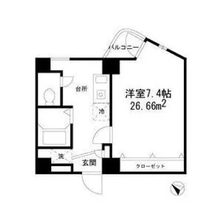 ラ・フルール芹ヶ谷【2階】の間取り