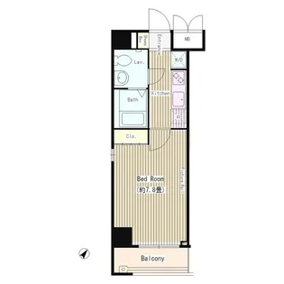 ハイトサーブル川崎【2階】の間取り