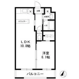 ソレアード ビスタ 三ッ沢【3階】の間取り