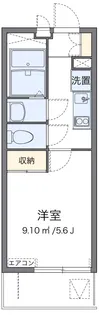 レオパレス川崎港町【1階】の間取り