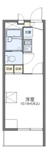 レオパレスAMOURⅡ【3階】の間取り