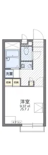 レオパレスマルミ【1階】の間取り