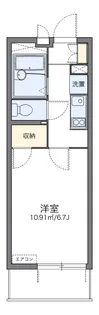 レオパレスフィロソフィア【3階】の間取り