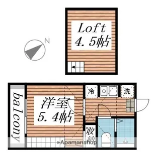 メゾン・ド・ヴェール【2階】の間取り