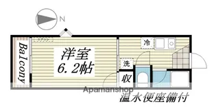 メゾン荒木【2階】の間取り
