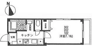GRANDE V【202号室号室】の間取り