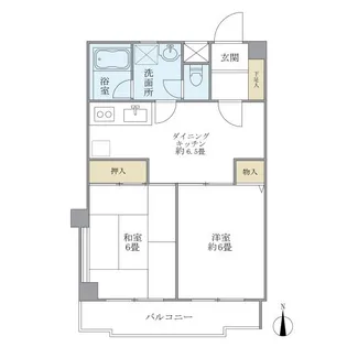 ツインアベニューA【3階】の間取り