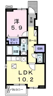 パストラーレ【1階】の間取り