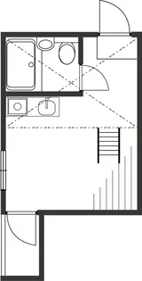 アネックス元住吉【1階】の間取り