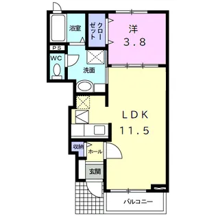 ミルト【1階】の間取り