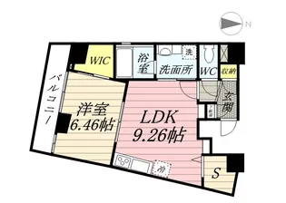コリドール山手【4階】の間取り