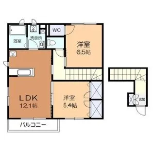 セスタ・イワゼC【2階】の間取り