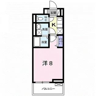 サンライズ レジデンス【3階】の間取り