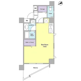 スタイリオ下丸子【4階】の間取り