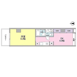 WELLTOWER【3階】の間取り
