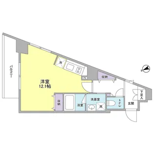 スタイリオ元住吉【4階】の間取り