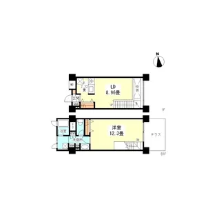 スタイリオ妙蓮寺【2階】の間取り