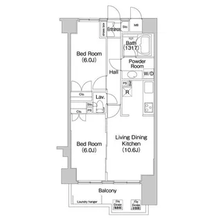 コンフォリア新子安【10階】の間取り