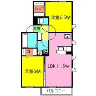 フェリーチェ【2階】の間取り