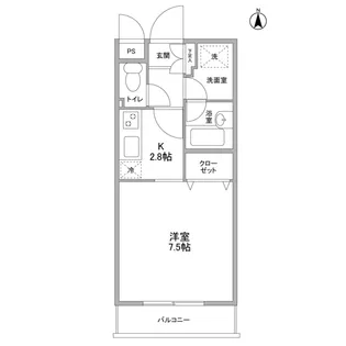 タウンフォルム武蔵小杉一番館【1階】の間取り