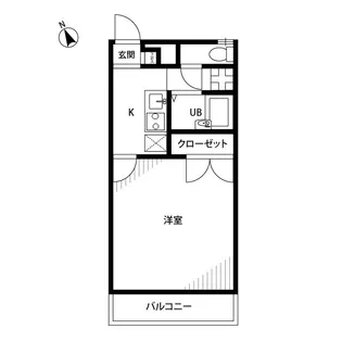 アンプルール フェール ライム【2階】の間取り