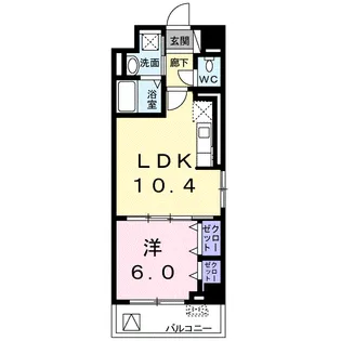 ブルーレジデンス・ケイ【2階】の間取り