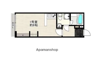 ラフェリシア神大寺【2階】の間取り
