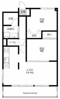 アーク本厚木【7階】の間取り
