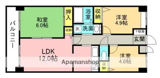 エルメゾン【2階】の間取り